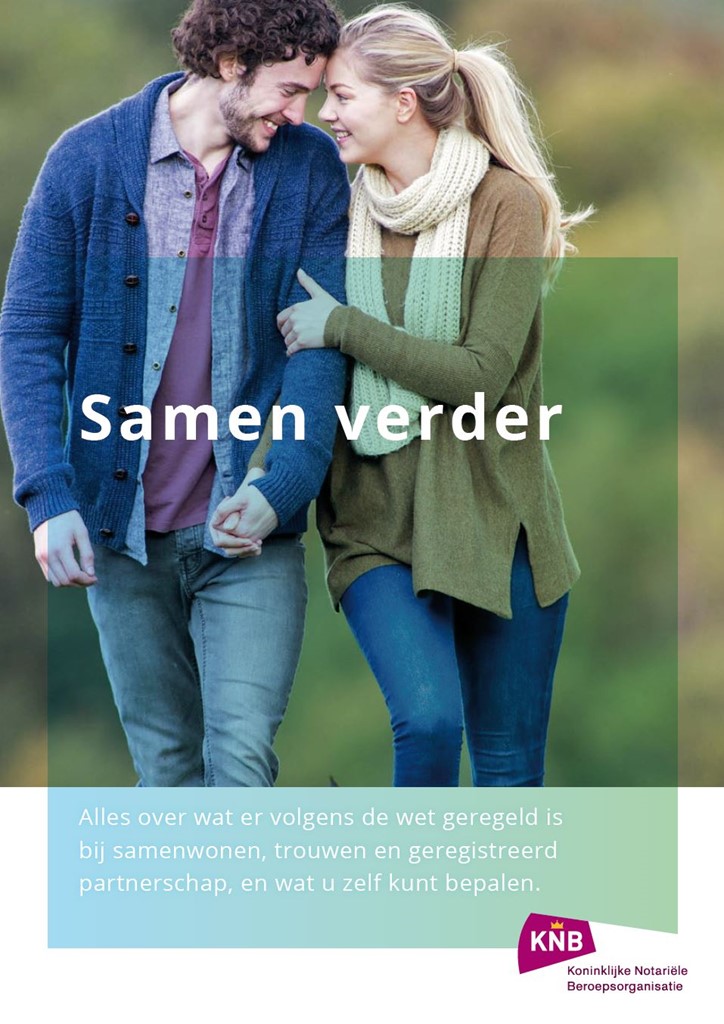 Cover van de brochure Samen verder